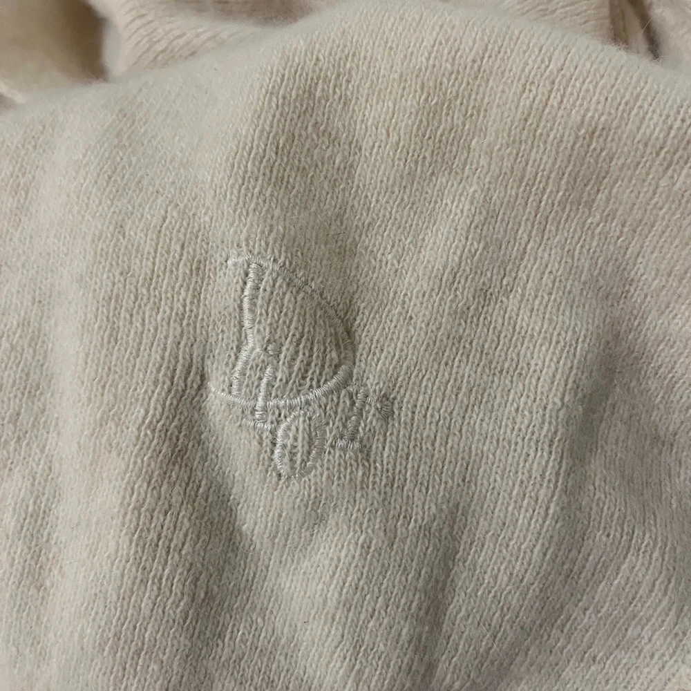 Dior cashmere blend ruffle knit scarf